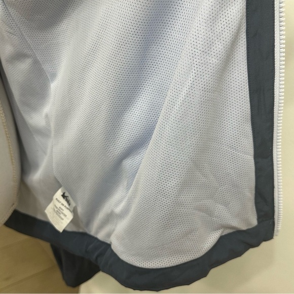 REI Co-op Rain Hooded Jacket Women's Thunder Blue Size Medium - Picture 7 of 10